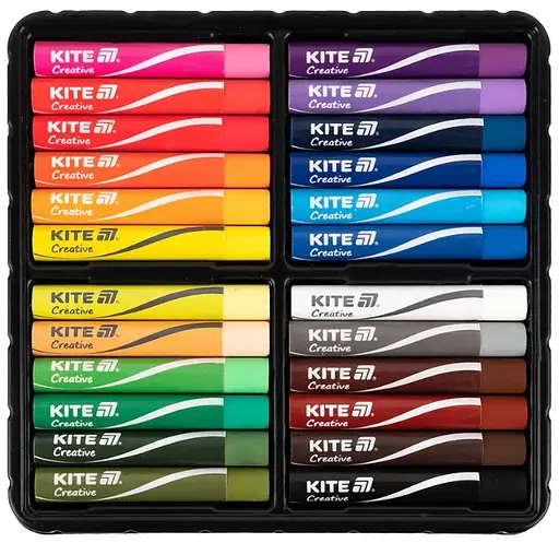 Пастель масляна Kite Creative 24 кольорів (K-200-24) - фото 2