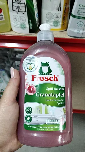 Бальзам для мытья посуды Frosch Гранат 500 мл - фото 2