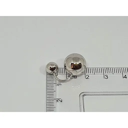 Золотая серьга-пирсинг Favoritum. 310129_12_Б - фото 4