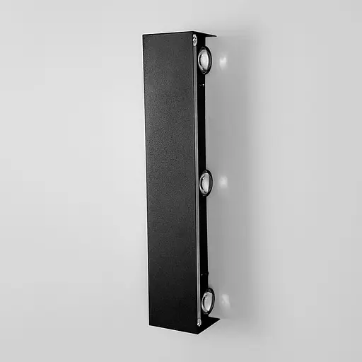 Бра Line F із ефектним світлом у чорному корпусі 30х6 см Арт. WB51/310 BK - фото 3