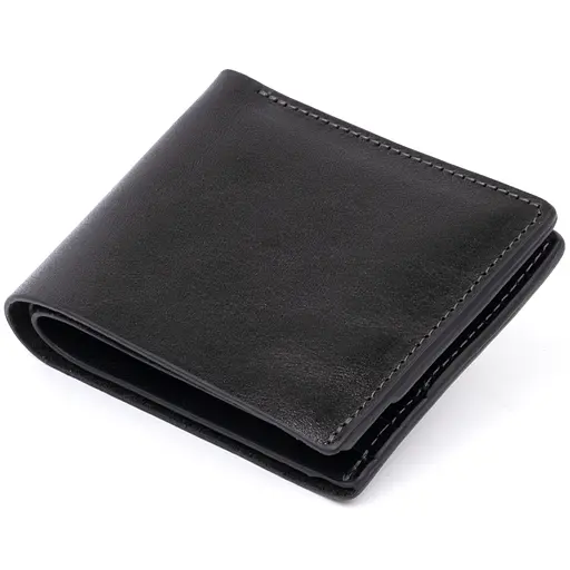 Мужской кожаный кошелек Grande Pelle 7.5х10х2.5 см acs0015040 - фото 2