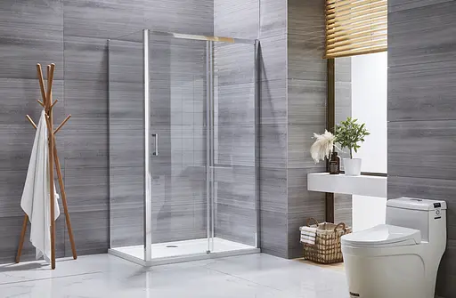 Душевая кабина без поддона Mixxus Premium Diverse SC03-120x80x19 5-TR хром прозрачное стекло 6 мм MI6867, Универсальная, прозрачная, хром - фото 3