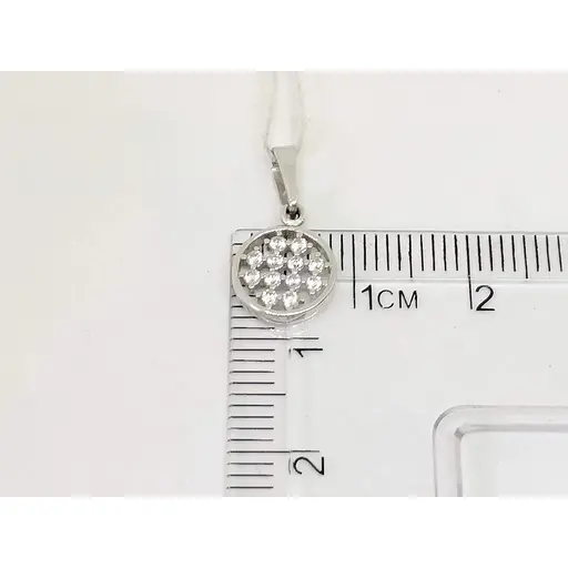 Золота підвіска Столична Ювелірна Фабрика з фіанітами. 440485Б - фото 3