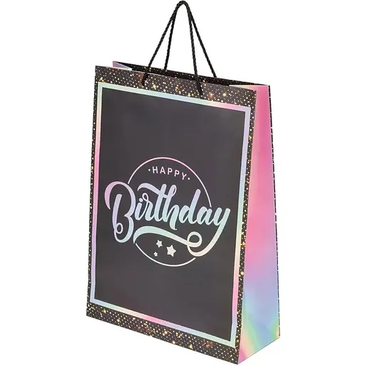 Пакет подарунковий JZ05106 Чорний - фото 1