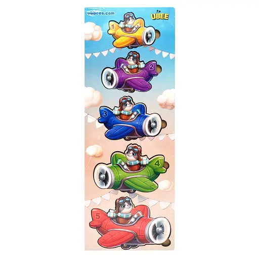 Деревянный детский сортер "Самолеты больше - меньше" Ubumblebees (ПСД299) PSD299 - фото 1