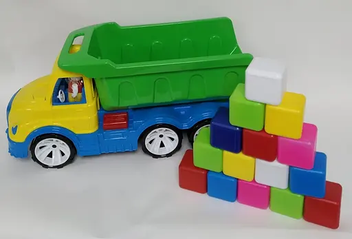 Самоскид Mati з кубиками малими Бамсик, 009/14 - фото 2