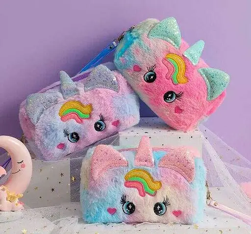 Косметичка Єдиноріг, 1 відділення, на блискавці, M50585 (В асортименті) - фото 5