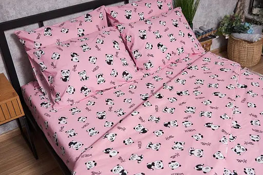 Пододеяльник Moon&Star Бязь Gold Люкс Pandas Полуторный 143x210 см - фото 3