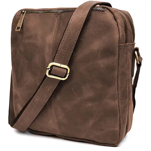 Сумка мессенджер мужская вертикальная через плечо TARWA 24х26х7 см sum0028312 - фото 2