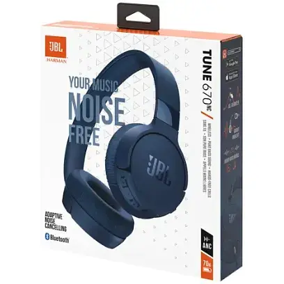 Гарнітура JBL Tune 670NC Blue (JBLT670NCBLU) (6861958) - фото 7
