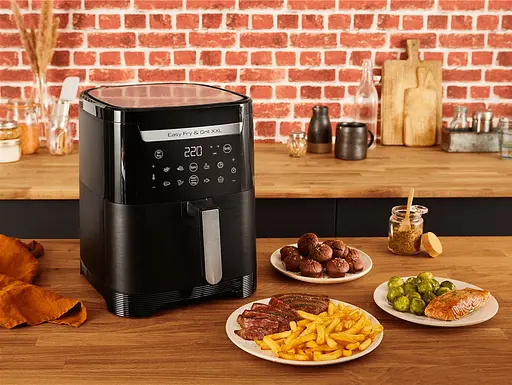 Tefal Мультипечь EasyFry&Grill XXL, 1830Вт, чаша-6.5л, сенсорное управл., 8 программ, пластик, черный - фото 9