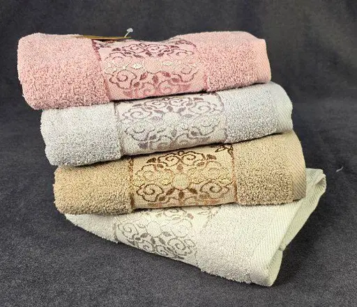 Махровое полотенце для лица 90 x 50 см XT6-84 мягкое полотенце для душа и бани, набор 4 шт. 4 цвета - фото 2