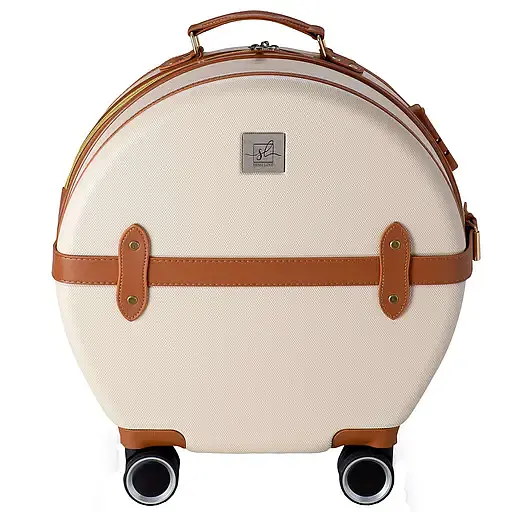 Валіза Semi Line 20" S Ecru/Brown (T5670-2) - фото 4