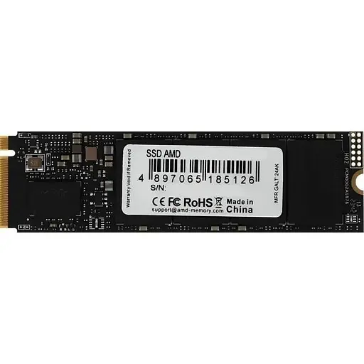 Твердотільний накопичувач SSD 4Tb AMD R3 PCI-E 4.0 x4 M.2 2280 3D TLC 7300/6500 МБ/с (R3MP44096G8) - фото 1