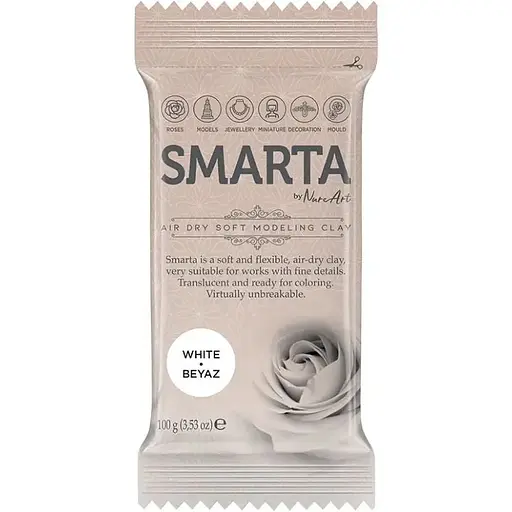 Пластика самозастигаюча Smarta Біла Original 100 г - фото 1