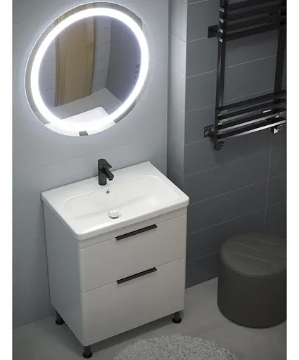 Тумба Мойдодир Freya 60 з умивальником Ipek 60 Білий - фото 3