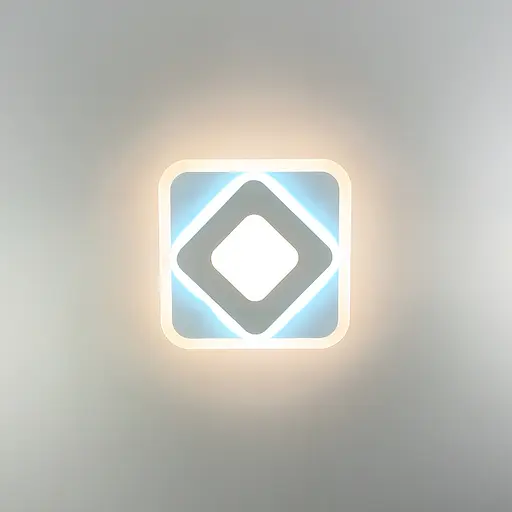 Квадратний світлодіодний світильник 30 см з матовим акрилом Line F 2230-300 WT - фото 5