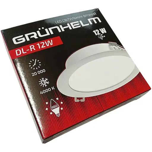 Світильник LED Grunhelm DL-R 12W 145х29.5 мм (149257) - фото 3