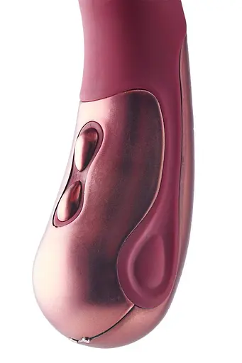 Вібратор Dreamtoys Dinky Single Vibrator Jaimy D 19.4 см бордовий - фото 4