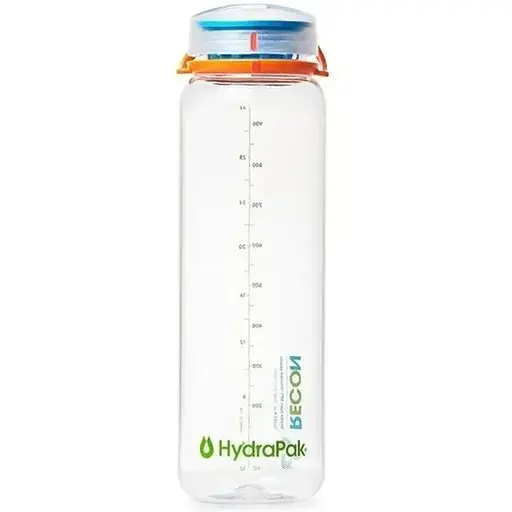 Пляшка HydraPak 1L Recon Bottle White/Orange (1053-BR02RB)