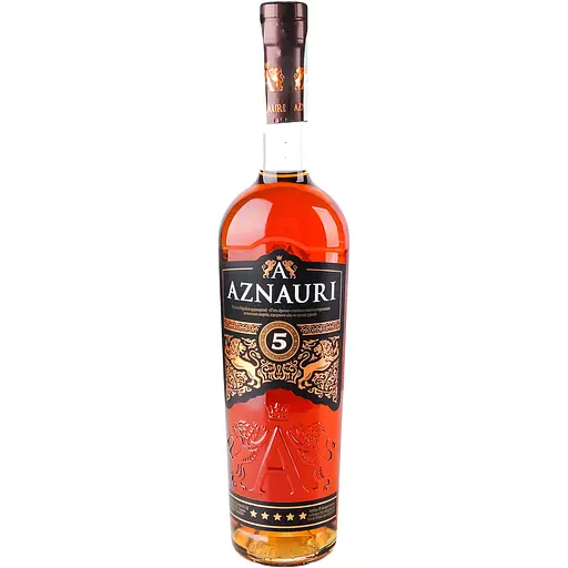Коньяк Aznauri 5 лет 40% 0.5 л - фото 2