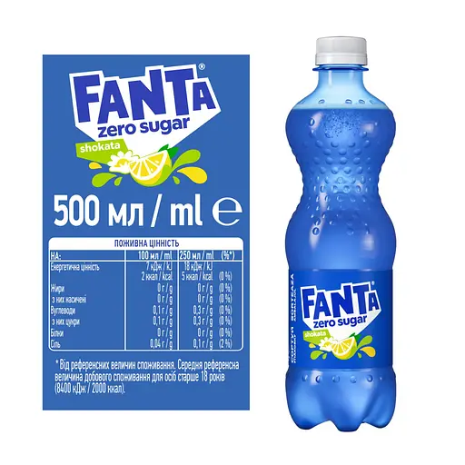 Напиток Fanta Shokata Zero Sugar 0.5 л (950048) - фото 3