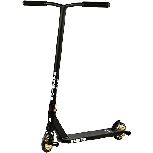 Самокат трюковий Best Scooter 52х12х85 см Чорно-золотий 000231354