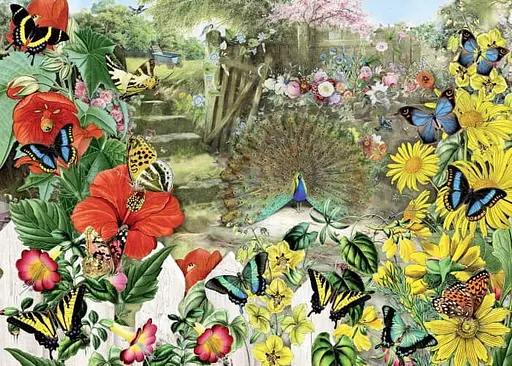 Пазл Anatolian Павлин в саду 1000 эл. (1084) - фото 2