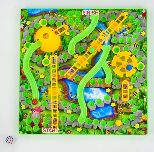 Настольная игра "Змейки и лесенки" 7335 "FUN GAME" в коробке (6945717436565) - фото 2