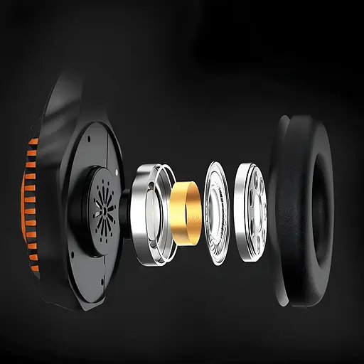 Беспроводные игровые наушники с микрофоном HiFi MEETION BTH014 черные - фото 6