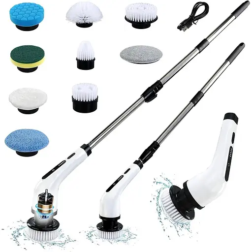 Щітка для чищення душа з 9 змінними головками