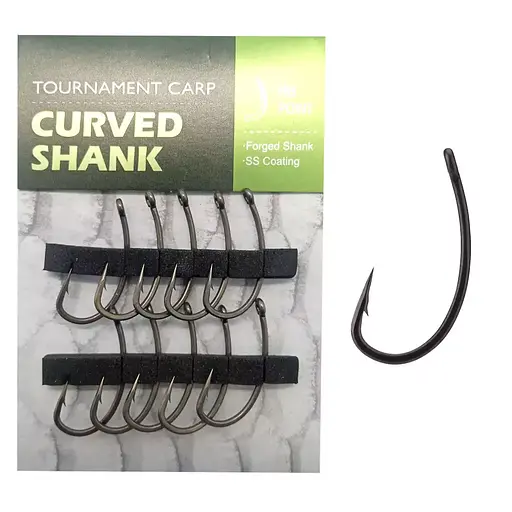 Крючок BKK Curved Shank 8, 10 шт. (1102-A-BC-0230) - фото 2