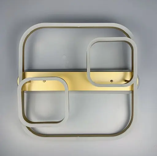 Світлодіодна стельова люстра в корпусі метал золотистого кольору | Арт. A 55071/1+2 | Line F - фото 8