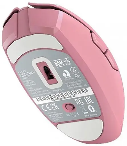 Мышь игровая беспроводная Razer Orochi V2 (RZ01-03731200-R3G1) Quartz (розовые) - фото 4