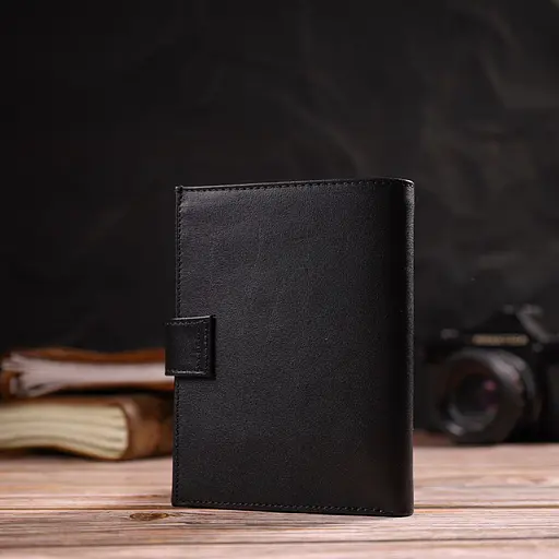 Мужской кожаный кошелек Canpellini 10х13х1.5 см acs0025650 - фото 8