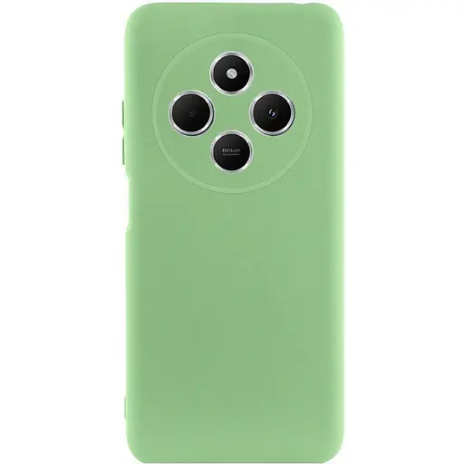 Чохол Getman TPU Liquid Silk Full Camera для Xiaomi Redmi 14C/Poco C75 Зелений/Pistachio