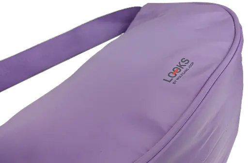 Женская наплечная сумка Looks Hip Bag by Wolfgang Joop лиловая sum0028695 - фото 9