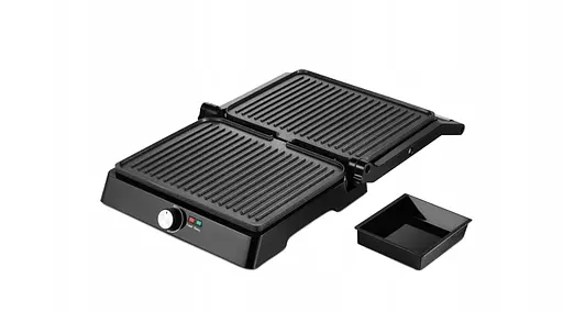 Раскладной электрогриль 2в1 Mozano 2200W с регулировкой температуры - фото 4