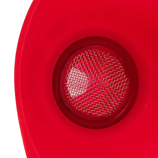 Лейка сливная воронка Ø 8.8 см пластиковая с ситом, Kitchette Красный 85905 - фото 5