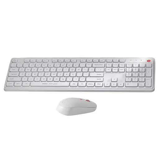 Бездротова клавіатура та миша Xiaomi MiiiW POP Combo Gen 3 (MW24PB03) White - фото 2
