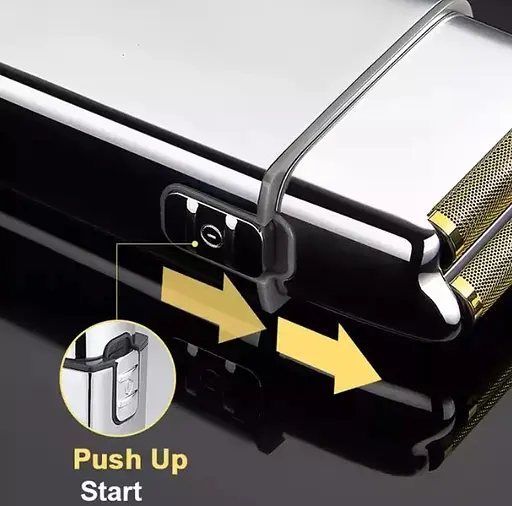 Шейвер тример JINDING електрический беспроводной silver - фото 4