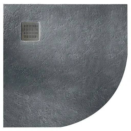 Душовий піддон Roca Terran 90x90 AP10538438401200 Графіт - фото 1