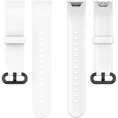 Ремешок DK Silicone Sport Band Classic для Xiaomi Mi Watch Lite (011912) (white) - фото 3