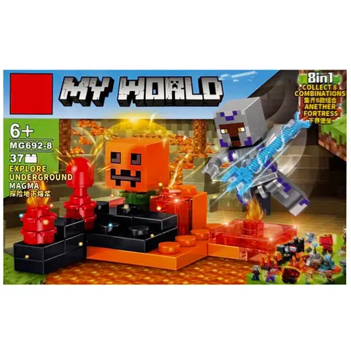 Детский конструктор "Minecraft" MG692-8, 37 деталей