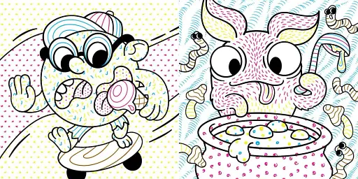 Нові водяні розмальовки. Монстрики - фото 2