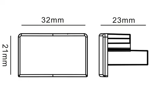 Заглушка Kloodi KDTR-266 WH біла - фото 3