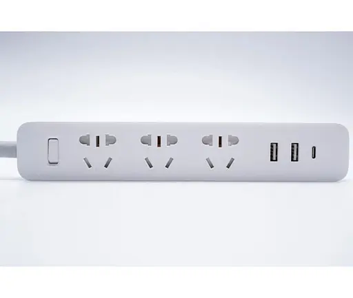 Мережевий подовжувач Mi Power Strip 20W Fast Charge (3 sockets +2 USB + 1 TypeC) - фото 6