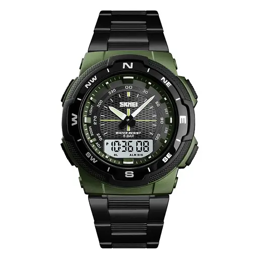 Чоловічий годинник Skmei 1370 Marshal Зелені