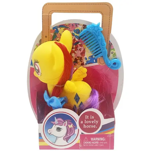 Фігурка Поні Bambi HR184 Жовтий - фото 1