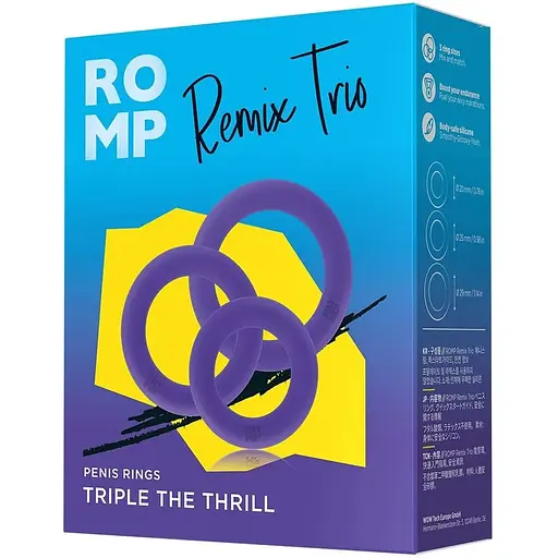 Набор эрекционных колец Romp Remix Trio - фото 9